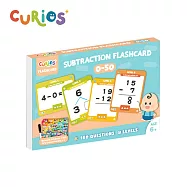 香港《Curios》 -- 數學認知可擦拭遊戲組-減法練習 ☆