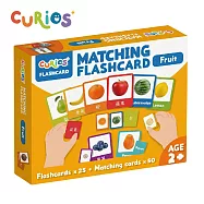 香港《Curios》 -- 英文配對認知遊戲卡-認識水果 ☆