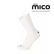 【MICO 機能服飾.運動襪】MICO 輕量中筒自行車襪 CA1314 | 排汗 透氣 休閒穿搭/城市綠洲 S 001白色