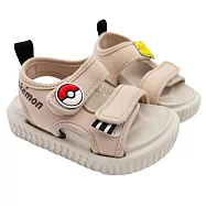 台灣製寶可夢皮卡丘涼鞋 (D098-2) 童鞋 小童鞋 神奇寶貝 男童鞋 皮卡丘 中大童鞋 中童鞋 女童鞋 兒童涼鞋 卡通童鞋 台灣製童鞋 寶可夢 卡通涼鞋 台灣製 13cm 奶茶色寶可夢款