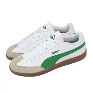 Puma 休閒鞋 9-T 男鞋 白 綠 膠底 復古 德訓鞋 398174-18 27.5cm WHITE/GREEN