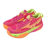 Mizuno 美津濃 排球鞋 Neo Jump 男鞋 紫 橘 輕量 緩衝 回彈 V1GA2599-42 27.5cm PURPLE/ORANGE