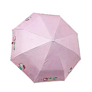 《三麗鷗 》 Hello Kitty 58.5cmX 8k 防暴衝多段式自動傘 23吋自動傘 粉色