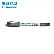 雄獅 CD30 光碟雙頭萬用筆 黑