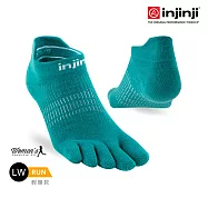 injinji 女 Run輕量吸排五趾隱形襪NX XS-S 亞特蘭提斯