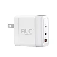ALC AW-65 GaN氮化鎵65W三孔2C1A折疊快充頭 白