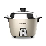 TATUNG大同 6人份全不鏽鋼配件電鍋 文藝金 /組 TAC-06L-MCAG
