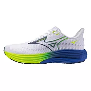 Mizuno 美津濃 Wave Rider 29 [J1GC250453] 男 慢跑鞋 超寬楦 跑鞋 路跑 白 藍 27.5cm 白/藍