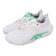 Asics 亞瑟士 籃球鞋 Unpre Ars Low 3 2E 寬楦 男鞋 白 綠 支撐 緩震 1063A119100 25.5cm WHITE/AURORA GREEN