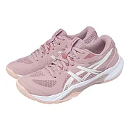 Asics 亞瑟士 排球鞋 GEL-Tactic 13 女鞋 粉紅 白 室內運動 支撐 羽球鞋 1072A118700 28cm MORGANTITE/WHITE