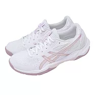 Asics 亞瑟士 排球鞋 GEL-Rocket 12 女鞋 白 粉紅 室內運動 抓地 羽球鞋 1072A119103 24.5cm WHITE/PEARL PINK
