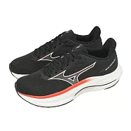 Mizuno 美津濃 慢跑鞋 Wave Inspire 22 男鞋 黑 橘 支撐 運動鞋 J1GC2644-05 28.5cm BLACK/ORANGE