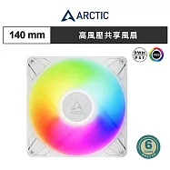 【ARCTIC】P14 Pro PST A-RGB 14公分高風壓共享風扇 白色