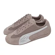 Puma 賽車鞋 Speedcat Premium 男鞋 女鞋 棕 銀 麂皮 賽車鞋 403902-13 23.5cm BROWN/SILVER