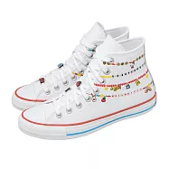 Converse 休閒鞋 All Star Hi 男鞋 女鞋 白 彩 三麗鷗 聯名款 高筒 帆布鞋 A17699C 23cm WHITE/MULTI