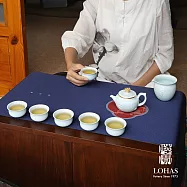 【陸寶LOHAS】共潮生茶組-青瓷冰裂 一壺一海六杯 經典茶具組 雅致實用