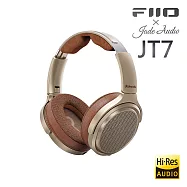 FiiO X Jade Audio JT7 平板振膜耳罩耳機-香檳金款