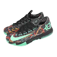Nike 籃球鞋 KD VI 男鞋 黑 彩 Illusion 夜光鞋底 杜蘭特 明星賽 FQ8356-900 28cm MULTI-COLOR/BLACK