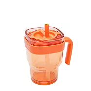 bzyoo Prestoor Tumbler 轉轉吸管冷水杯 (透明款) 444ml 琥珀橙