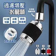 【APEX】旋轉三檔飛雨過濾增壓節水360&deg;旋轉水龍頭 (附含2個過濾棉，加贈萬能轉接頭) 紅色