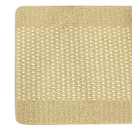 日本製優踏生可水洗廚房地墊 亞麻暖米