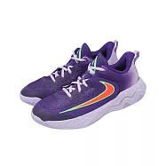 Nike 籃球鞋 Giannis Immortality 4 GS 大童 女鞋 紫 橘 IH7664-502 24cm PURPLE/ORANGE