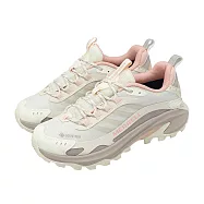 Merrell 登山鞋 Moab Speed 2 GTX 女鞋 米 粉紅 防水 越野 黃金大底 ML00003621 25cm MARBLE PINK