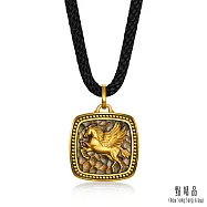 【點睛品】飛馬翱翔 黃金項鍊_計價黃金