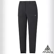 【ATUNAS 歐都納】女款蚊瘋不動彈性長褲/防蚊抗曬/吸濕排汗/涼感透氣/大尺碼A1PA2602W- S 黑