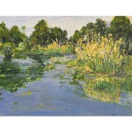 【玲廊滿藝】李佳燕-衛武營濕地32x41cm