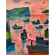 【玲廊滿藝】李佳燕-高雄港35x27cm