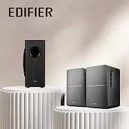 EDIFIER R1280DB 2.0 聲道藍牙喇叭+T5s 薄型主動重低音 R1280DB(黑)+T5s(黑)