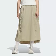 ADIDAS XPL W CC SKIRT 女 長裙 KD4417 XS 卡其色