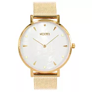 【MEDOTA】Thetis系列貝殼面簡約女錶-金色 / SE-8506