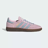 Adidas 愛迪達 Handball SPZL [JP7726] 男 運動休閒鞋 德訓鞋 舒適 穿搭 粉紅 淺藍 24.5cm 粉紅/藍