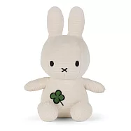 BON TON TOYS Miffy米菲兔幸運草填充玩偶-象牙白 18cm
