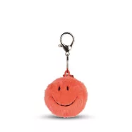 BON TON TOYS X Smiley&reg;|Smiley笑臉環保毛絨鑰匙圈-5.5cm (珊瑚橘)