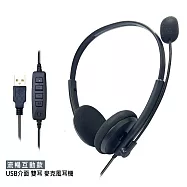 [ZIYA] 辦公商務專用 頭戴式耳機 附麥克風 雙耳 USB 插頭/介面 流暢互動款