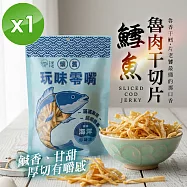 【CHILL愛吃】鱈魚魯肉干切片(90g/包)x1包