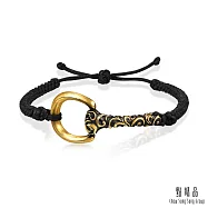 【點睛品】卷草紋 黃金手繩(小)_計價黃金