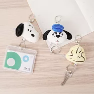 Peanuts史努比絨毛伸縮易拉扣 -史努比大頭