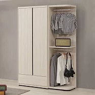 Homelike 喜家居4.3尺單抽衣櫃(2542)