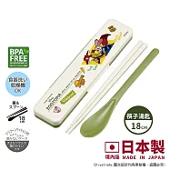 【百科良品】日本製 迪士尼 動物方城市 環保筷子+湯匙組 18CM(日本境內版)