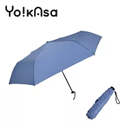 【Yo!kAsa】極致輕量羽毛傘 鉛筆傘(五色任選) 霧霾藍