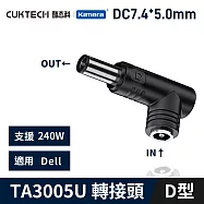【CUKTECH 酷態科】筆電轉接頭 300W 桌面充電器 30號 超級電能站 Ultra TA3005U 電競 充電器 D型-Dell 7.4*5.0*0.6