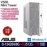 ★全面升級★ASUS 華碩 H-V500MV-13420H144W 桌上型電腦 (i5-13420H/8G+8G/512G+1TB/RTX3050/W11/3年保)