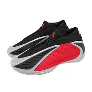 adidas 愛迪達 籃球鞋 Anthony Edwards 2 男鞋 黑 紅 喬治亞 緩震 回彈 AE2 JQ9497 29cm BLACK/RED