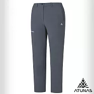 【ATUNAS 歐都納】女款蚊瘋不動彈性長褲/防蚊防曬/吸濕排汗/涼感透氣/大尺碼A1PA2609W- S 碳黑