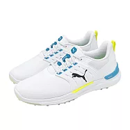 Puma 高爾夫球鞋 Ignite Elevate 2 男鞋 防潑水 白藍 穩定 高球 310243-11 27cm WHITE/BLUE/APPLE