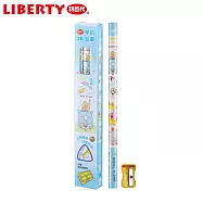 利百代 CB-208 叢林學前鉛筆 2B 3支入/盒